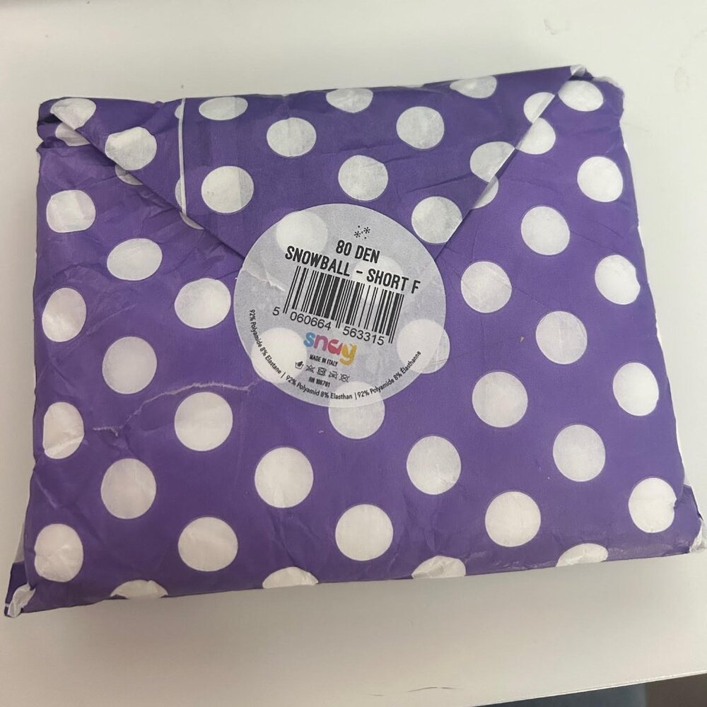 NIP Snag Tights in Snowball (White)